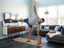 Load image into Gallery viewer, Man Flow Yoga™ Cork Yoga Bundle with Extra Tall Blocks