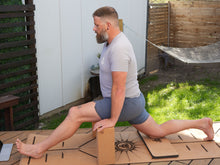 Load image into Gallery viewer, Man Flow Yoga™ Cork Yoga Bundle with Extra Tall Blocks