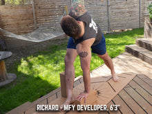 Load image into Gallery viewer, Man Flow Yoga™ Extra Tall Cork Yoga Block