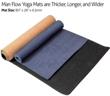 Load image into Gallery viewer, Man Flow Yoga™  Cork Yoga Mat