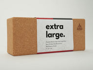 Man Flow Yoga™ Extra Tall Cork Yoga Block