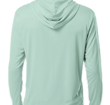 Load image into Gallery viewer, Man Flow Yoga™ UPF 50 Hooded Long Sleeve Performance Shirt (PRE-ORDER)
